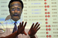 Taiwan technology giant Foxconn has apologised over comments by chief Terry Gou (pictured in 2010) allegedly comparing workers to animals, according to a report. Gou drew criticism on online news forums and discussion sites after he was quoted by Taiwanese media as saying Taiwan technology giant Foxconn has apologised over comments by chief Terry Gou (pictured in 2010) allegedly comparing workers to animals, according to a report. Gou drew criticism on online news forums and discussion sites after he was quoted by Taiwanese media as saying