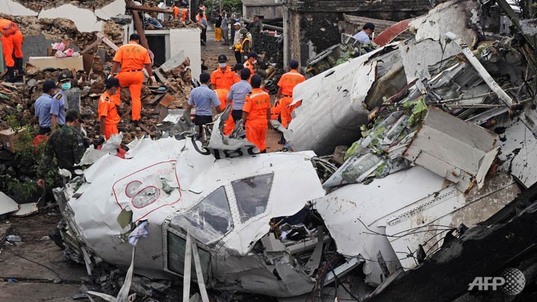 TAIWAN PLANE CRASH toll hits 48, officials defend flight clearance.
