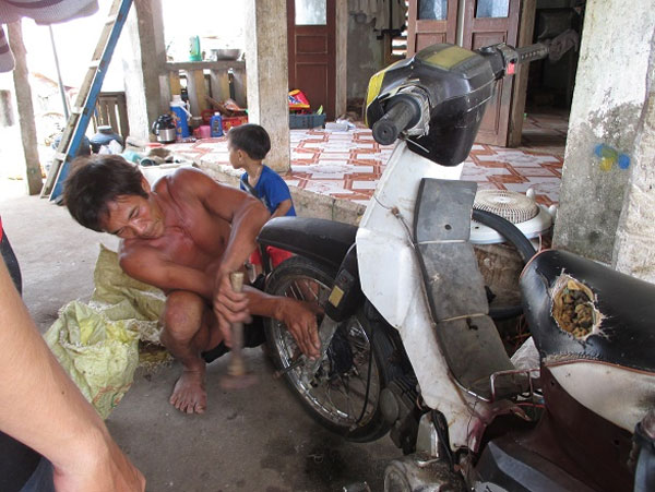 Ly Son Island, An Binh Islands, boat