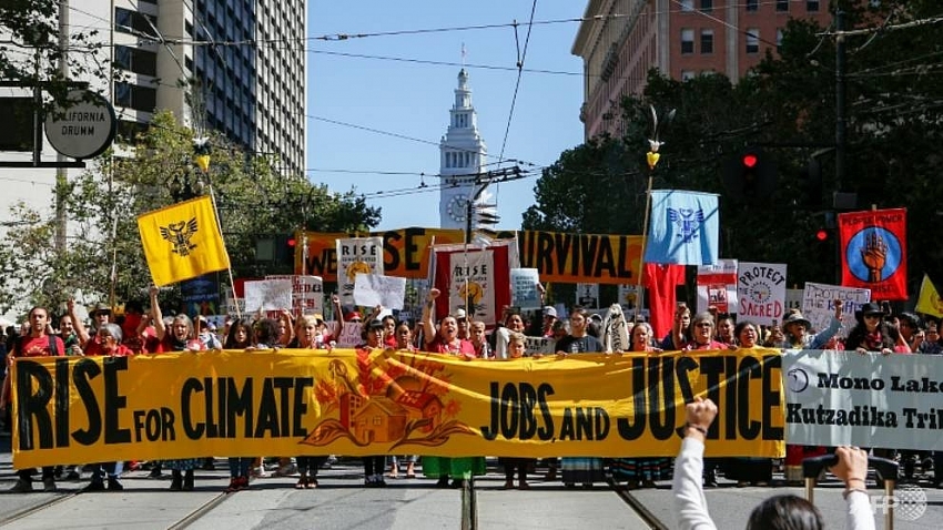 global climate protests peak in san francisco