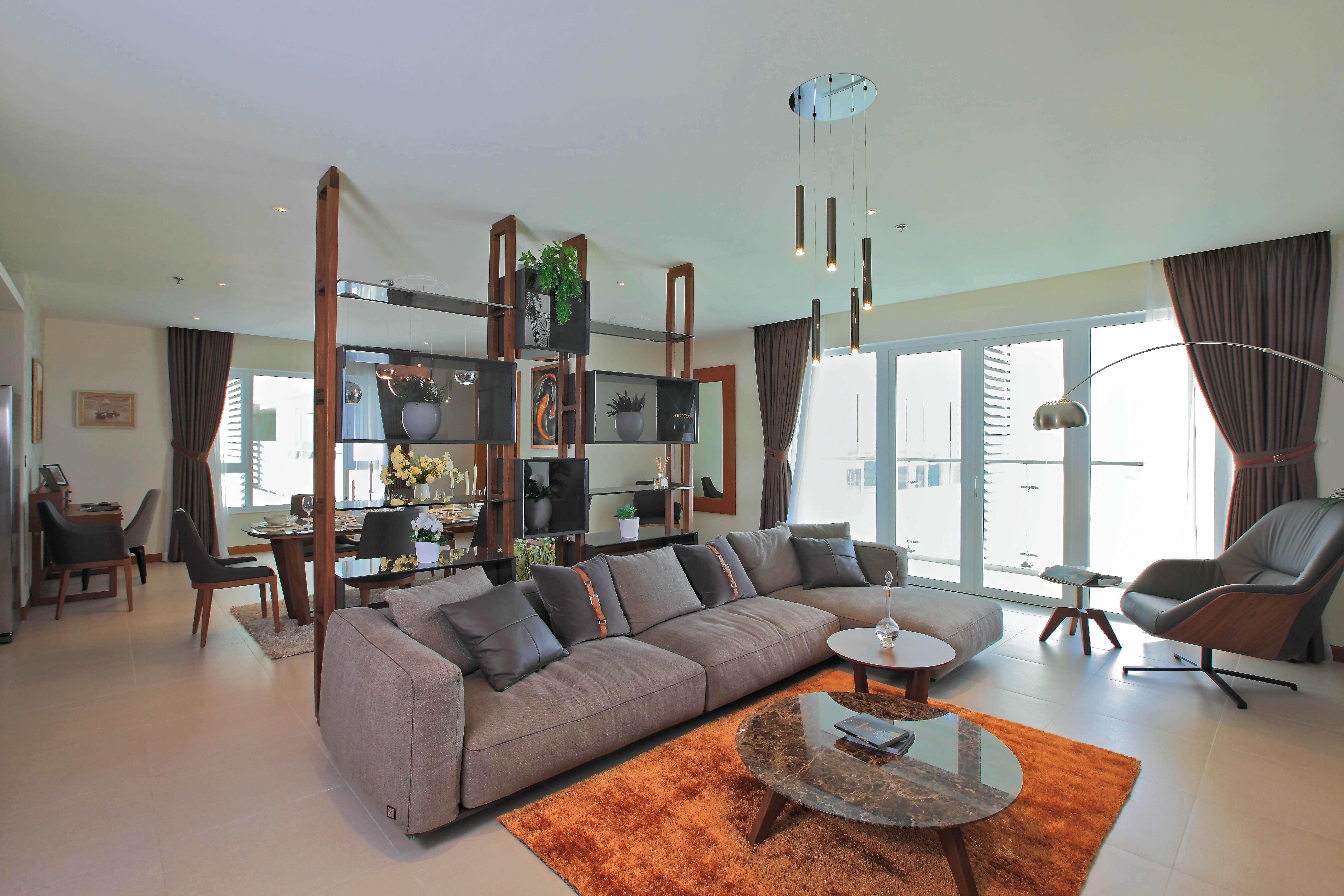 Premium life at spacious apartments in Brilliant Tower