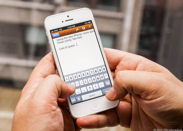 I preferred portrait typing because the keyboard size and width remains the same, while the extra length allows more visible text above the virtual keys.
