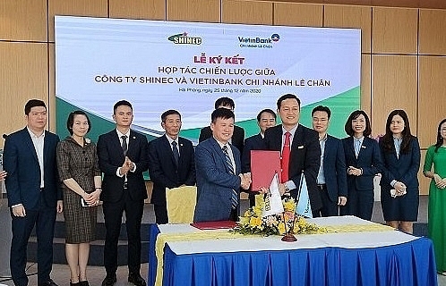 Shinec signs strategic partnership with Gom Dat Viet and Vietinbank Le Chan branch - Vimarsana News