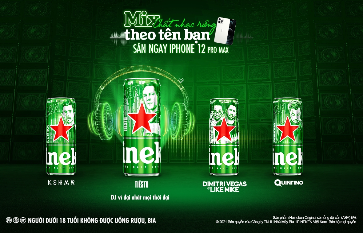 HEINEKEN and Top DJs present local consumers with exclusive "music in a can" experience - Vimarsana News